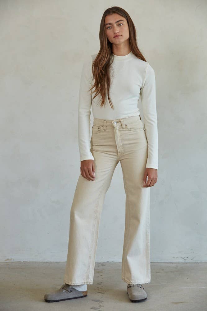 By Together - Wholesale Knit Top - Women's - L7464 | Knit Mock Neck Long Sleeve Pullover Top9