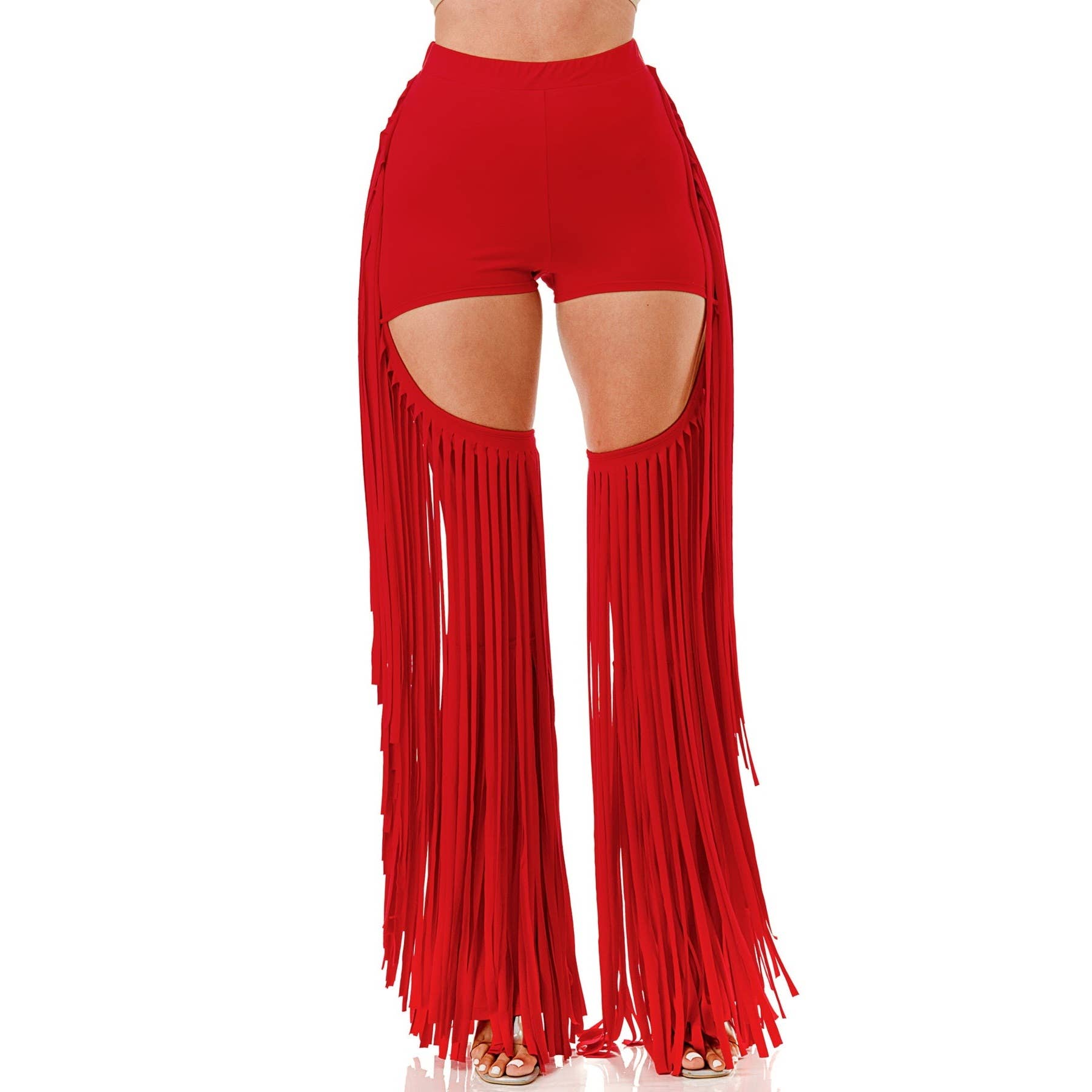 Black Pearl Clothing - Wholesale Shorts - Women's - SIDE FRINGE DETAIL LEG SHORT PANTS6