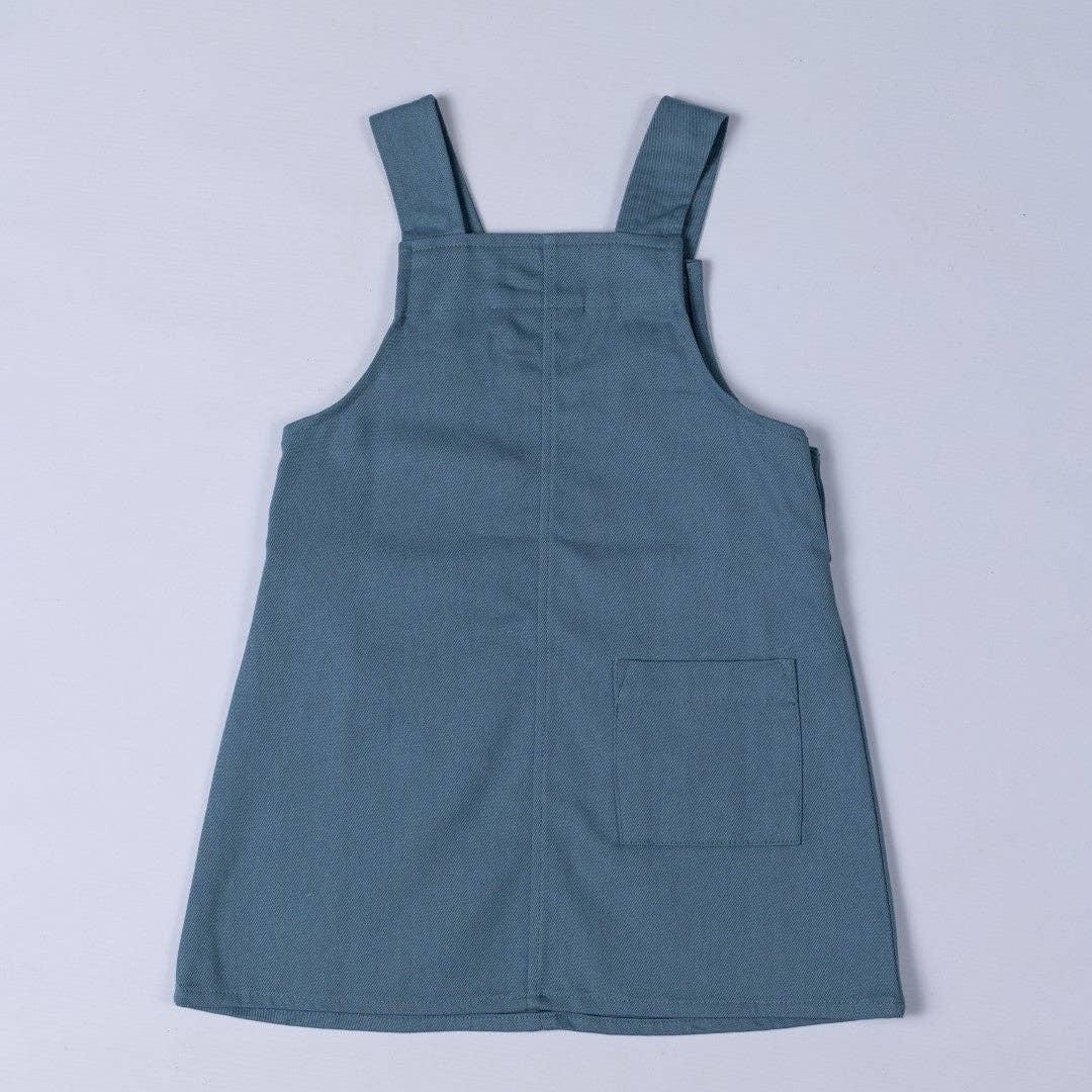 Aneby – wholesale Dress – Kids – Girls Organic Cotton Dungaree Dress5