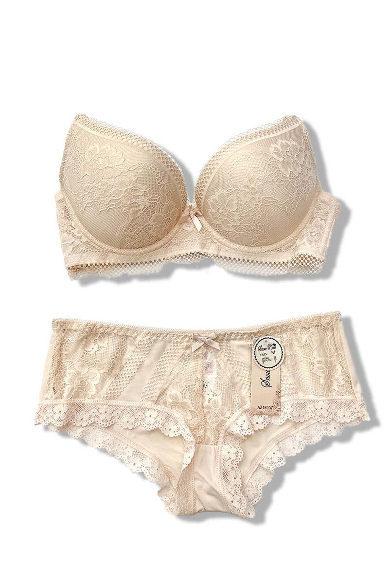 Belle Com'Elle - Wholesale Lingerie Set - Women's - C Cup Bra + Panty Set/AZ160075