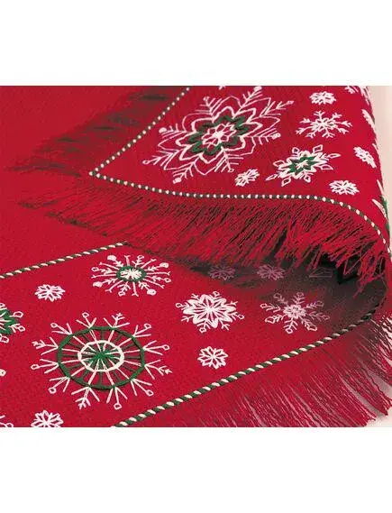 RIOLIS - Wholesale Borduurbenodigdheden - RIOLIS kruissteekpakket 2252 winters patroon tafellaken3