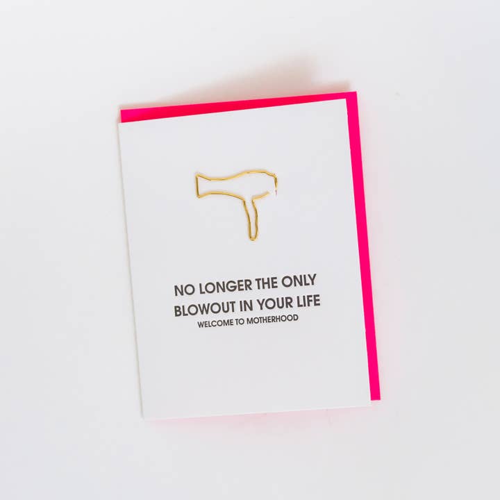 Chez Gagné - Vente Cartes bébé - Plus le seul brushing dans votre vie - Papier pour sèche-cheveux1