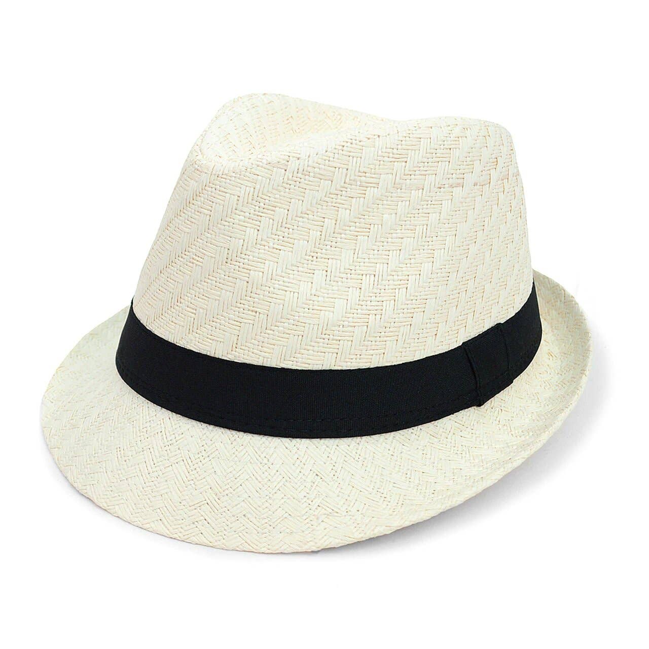 Selini New York - Wholesale Fedora - Unisex - Spring/Summer Twill Weave Fashion Trilby Fedora Hats with1