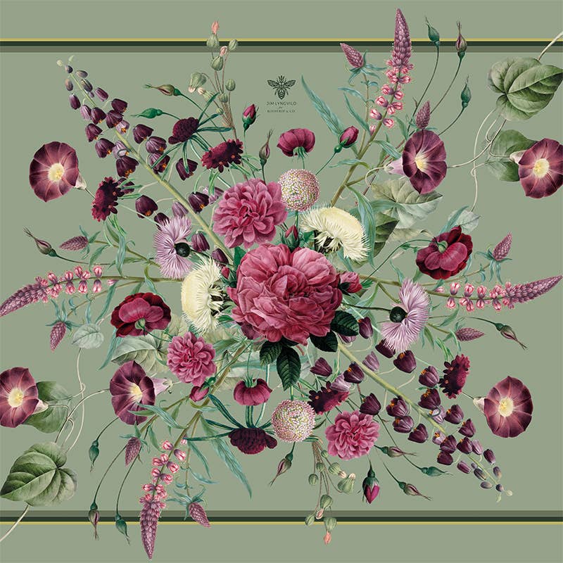 Koustrupco - Vente Serviettes de table en tissu - Blossom Garden - serviette en lin - Fabriqué en Europe6