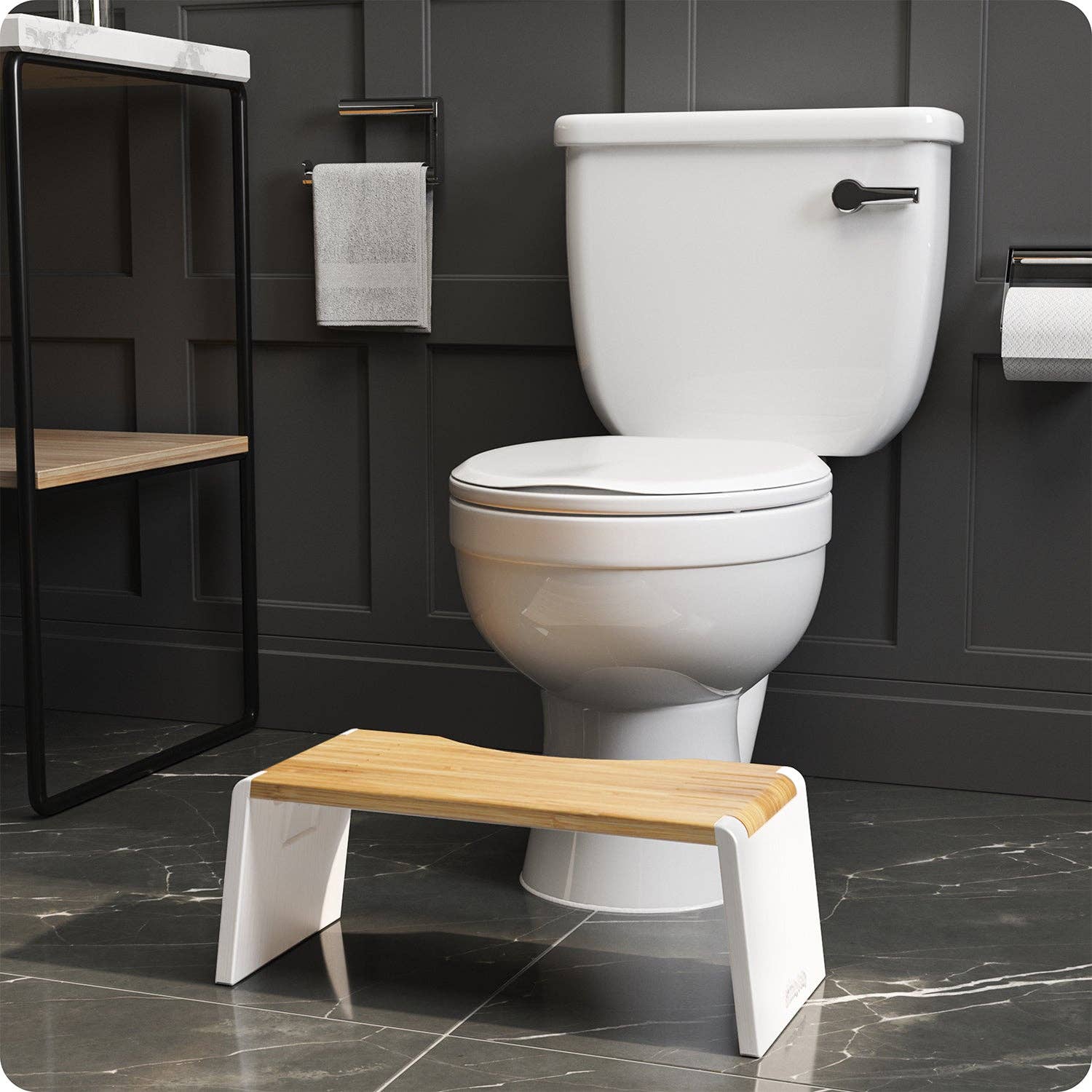 Squatty Potty – Engroshandel Taburet – Squatty Potty Stockholm Bambus Foldbar Toilet Skammel11