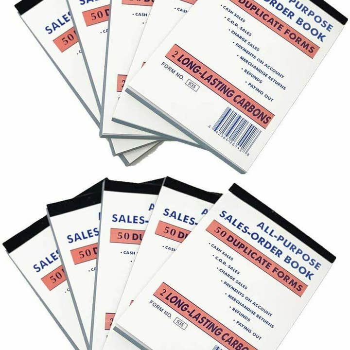 Tsyware - Wholesale Notebook - Large Sales Book Order Receipt Invoice Book Carbonless Copy3