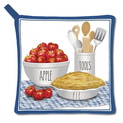 Grytlapp 21-524N Äppelpaj Marinblå för wholesale av Alice's Cottage