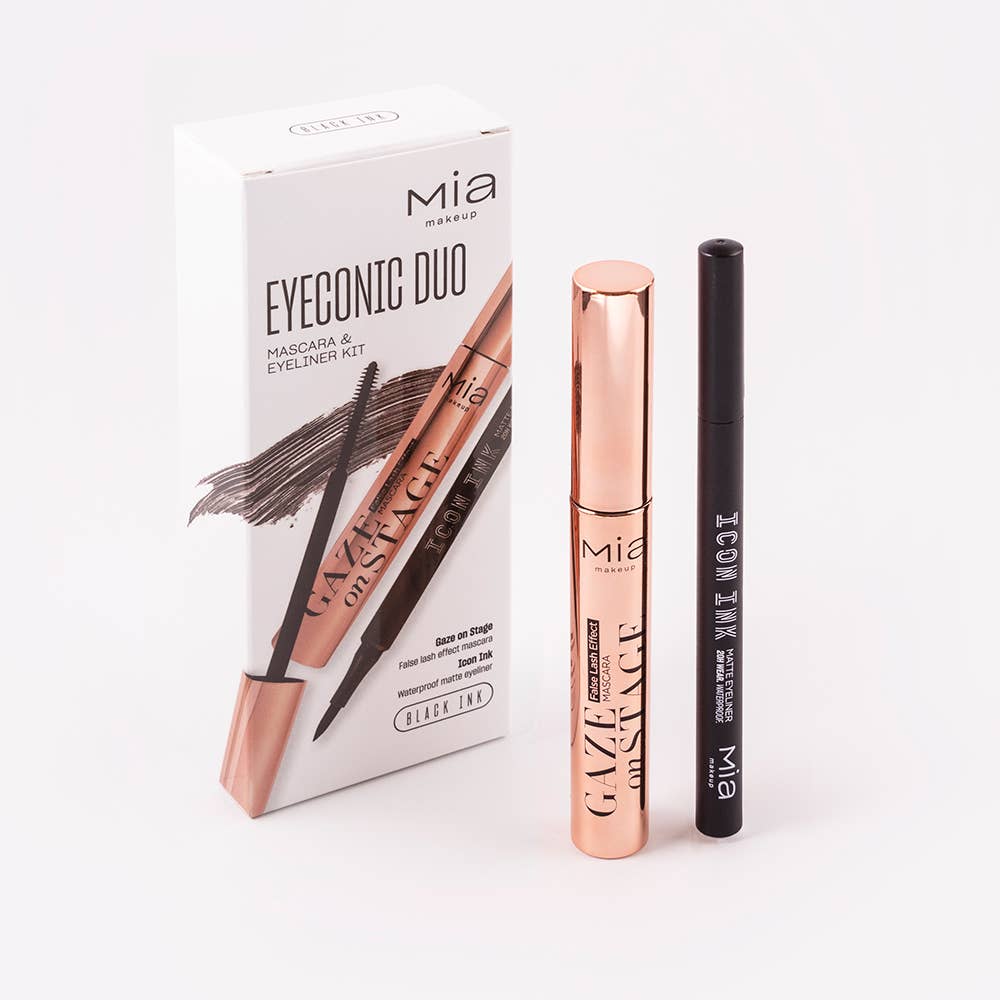 MIA COSMETICS SRL - Wholesale Eyeliner/Pencil - Eyeconic Duo - Eye Kit volumizing mascara + black eyeliner