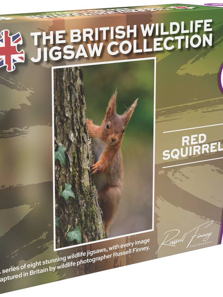 BRITISH WILDLIFE SERIES RED SQUIRREL 500 PIECE Jigsaw for wholesale by Go on make me