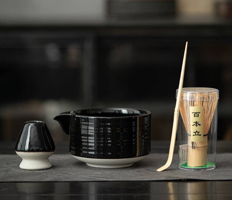 Gohobi （We cover U.S. import duties） – Engroshandel Tesæt – Gohobi Farverigt Keramisk Matcha Sæt med Skål4