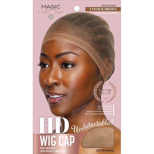 Majestic Wholesale - Wholesale Wig/Hair Piece - MAGIC COLLECTION UNDETECTABLE HD WIG CAP 2PC ASSORT 1DZ0