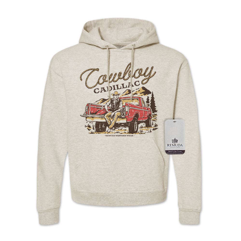 Remuda Western Wear - Wholesale Hoodie - Unisex - Cowboy Cadillac - Adult Unisex Western Hoodie4