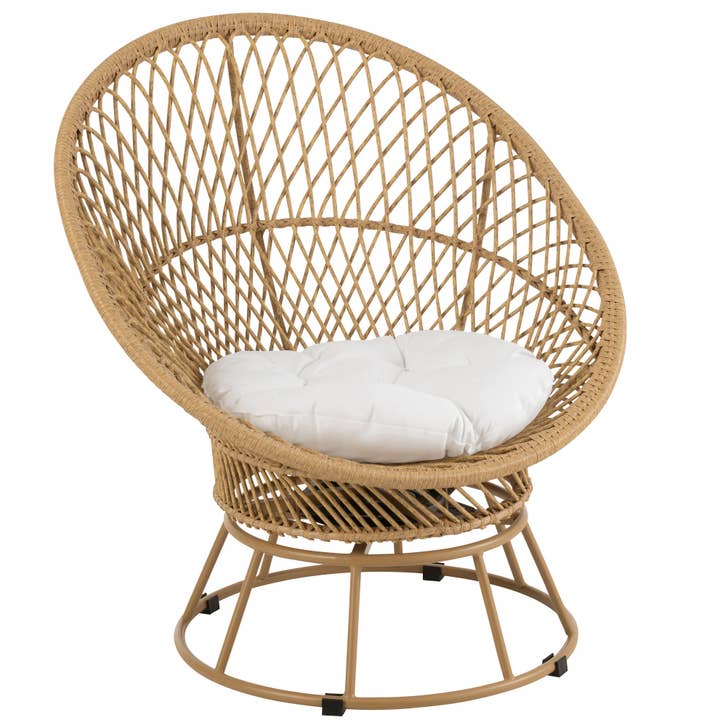 Poltrona in rattan «Zayo» per la vendita all'ingrosso da parte di BOHORIA