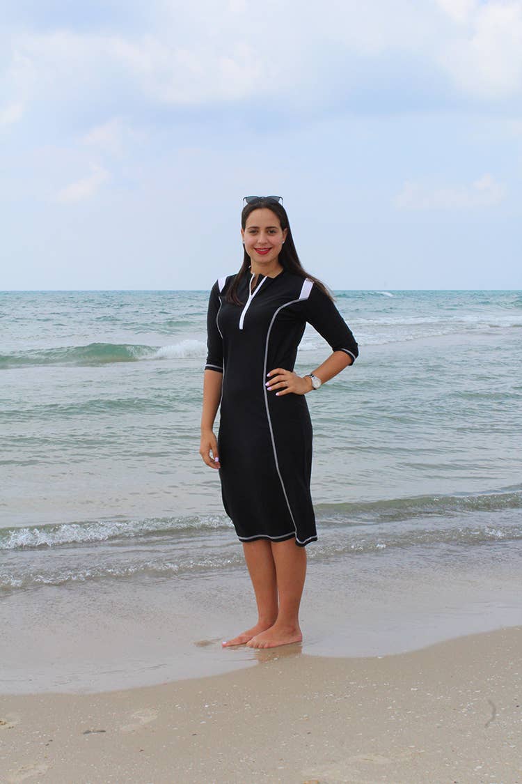 Aqua Modesta - Wholesale Swim Cover Up - Women's - Aqua Modesta swim dress style 26322