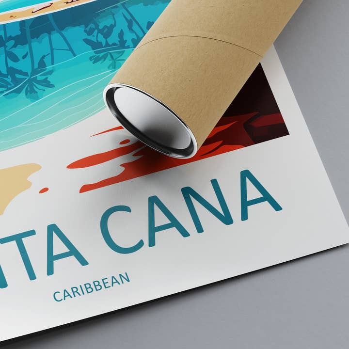 TravelzonaArt – wholesale Poster – Punta Cana Caribbean Travel Poster5