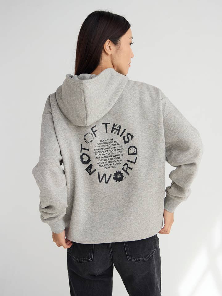 Elevated Faith - Wholesale Hoodie - Women's - Not of This World Beige Unisex Hoodie1