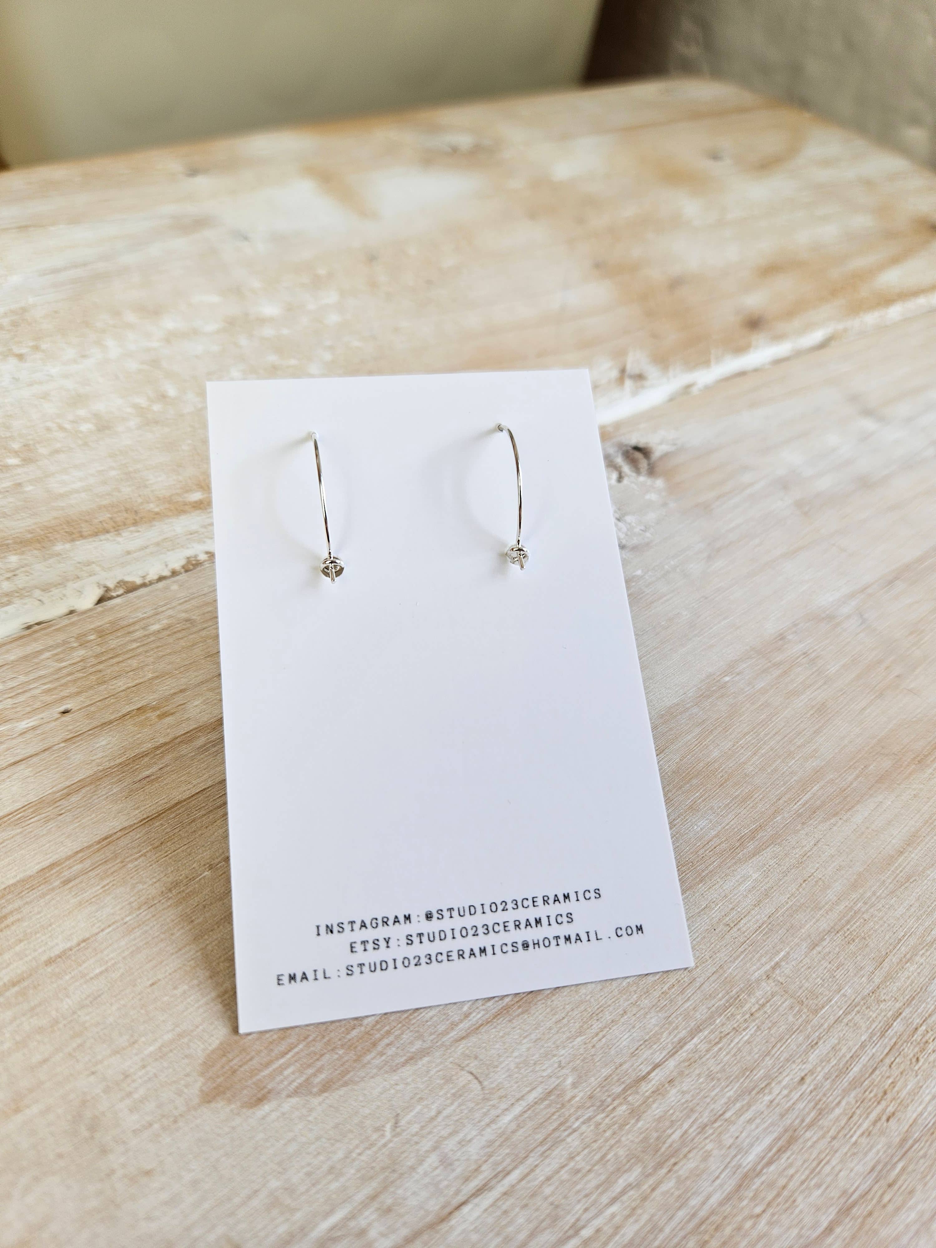 Studio 23 Ceramics – Großhandel Ohrhänger – Halbkreis-Ohrringpaar fallen lassen8