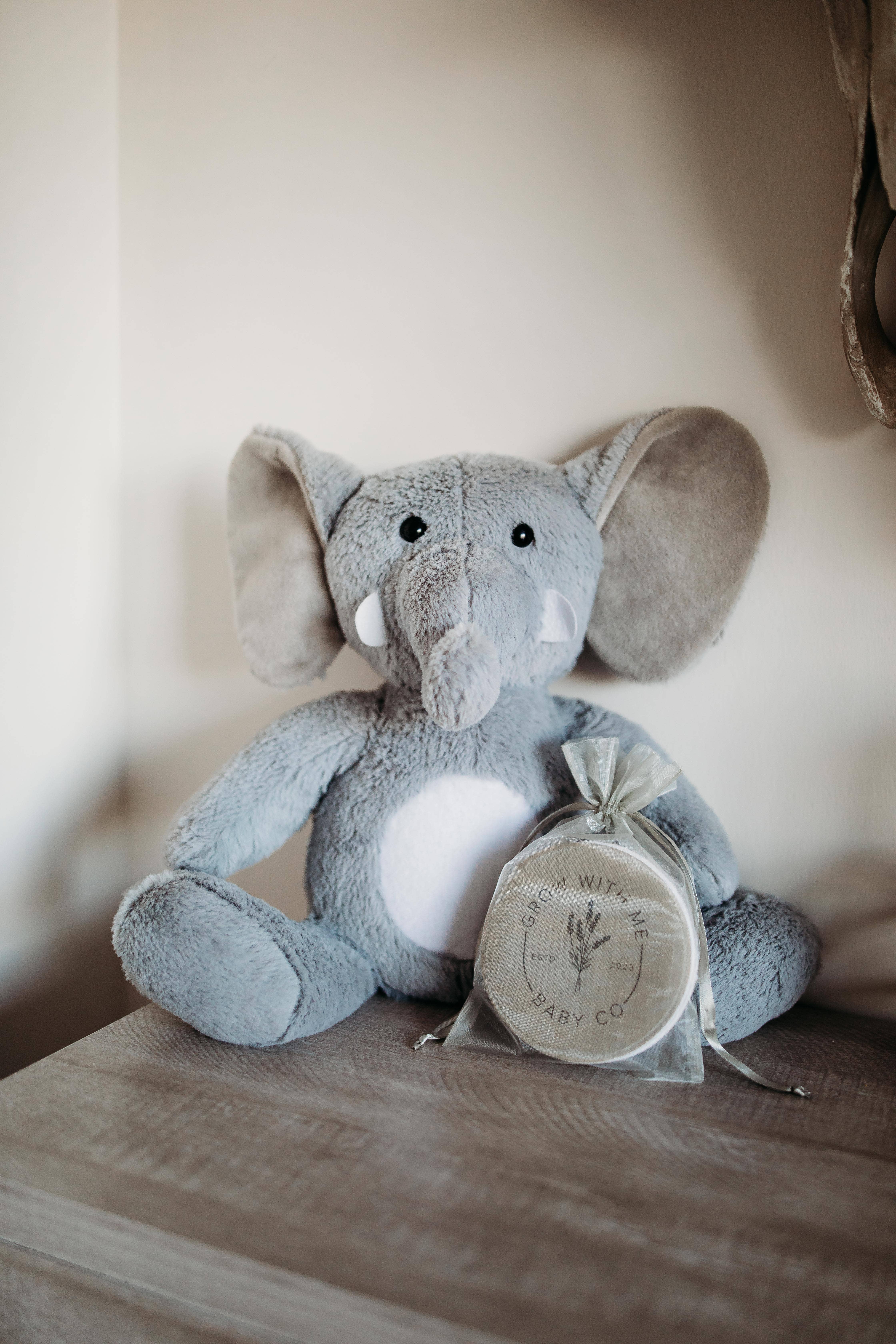 Grow With Me Baby Co - Wholesale Stuffed/Plush Toy - Kids & Baby - Baby Monthly Milestones, Elephant Stuffed Animal7