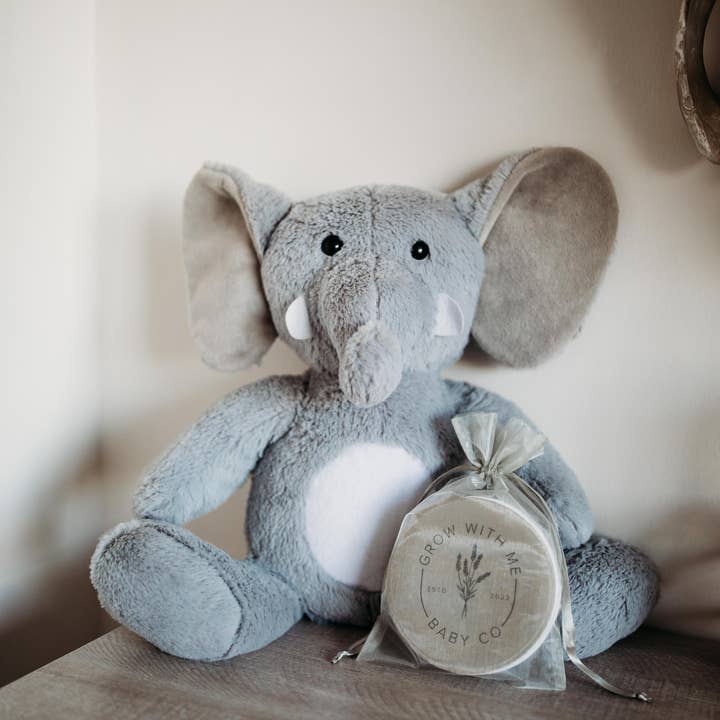 Grow With Me Baby Co - Wholesale Stuffed/Plush Toy - Kids & Baby - Baby Monthly Milestones, Elephant Stuffed Animal7