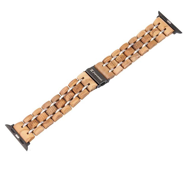 Correa para Apple Watch: arce y acero para venta al por mayor de Joycoast Wood