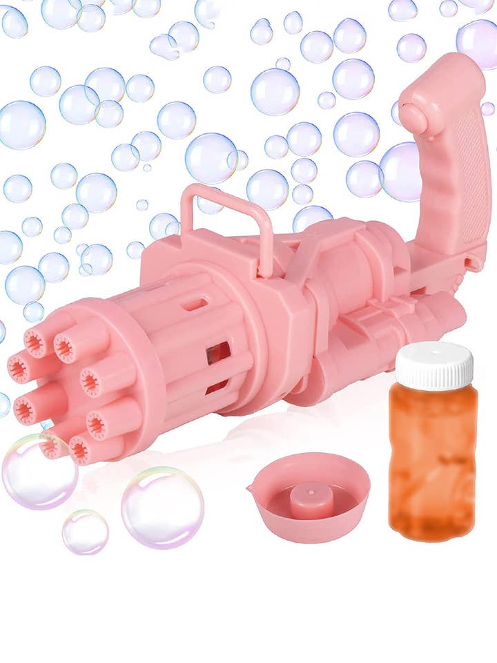 Bubble Maker 8 Emission Hole Gatling Machine Gun for wholesale by Cap Zone
