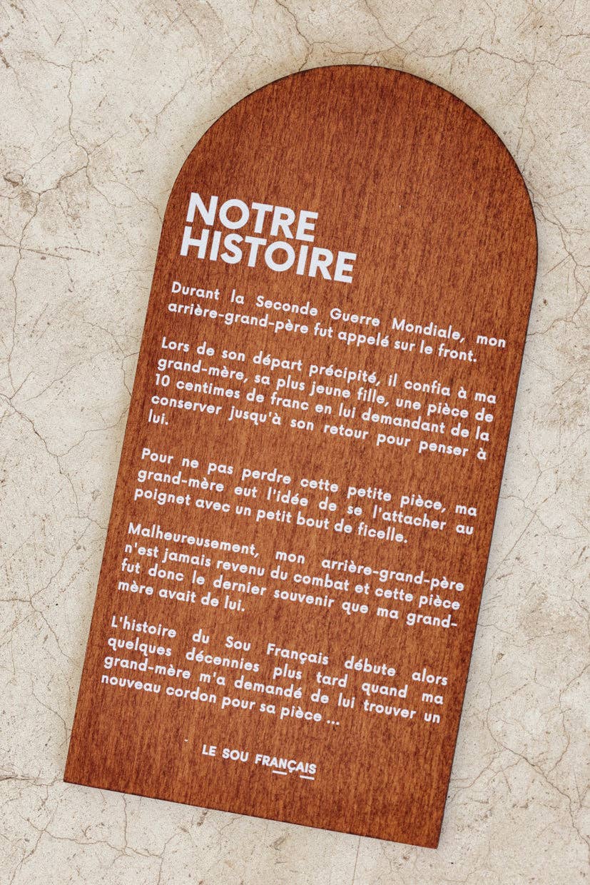 LE SOU FRANCAIS - Vendita all'ingrosso Collana con ciondolo/pendaglio - Collana - The Bordeaux 10 carati2