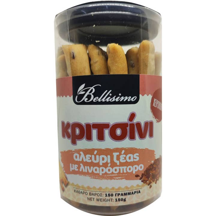 Wheat flour cricini with flaxseed Handmade (150g) for wholesale by Bellisimo Greek Products