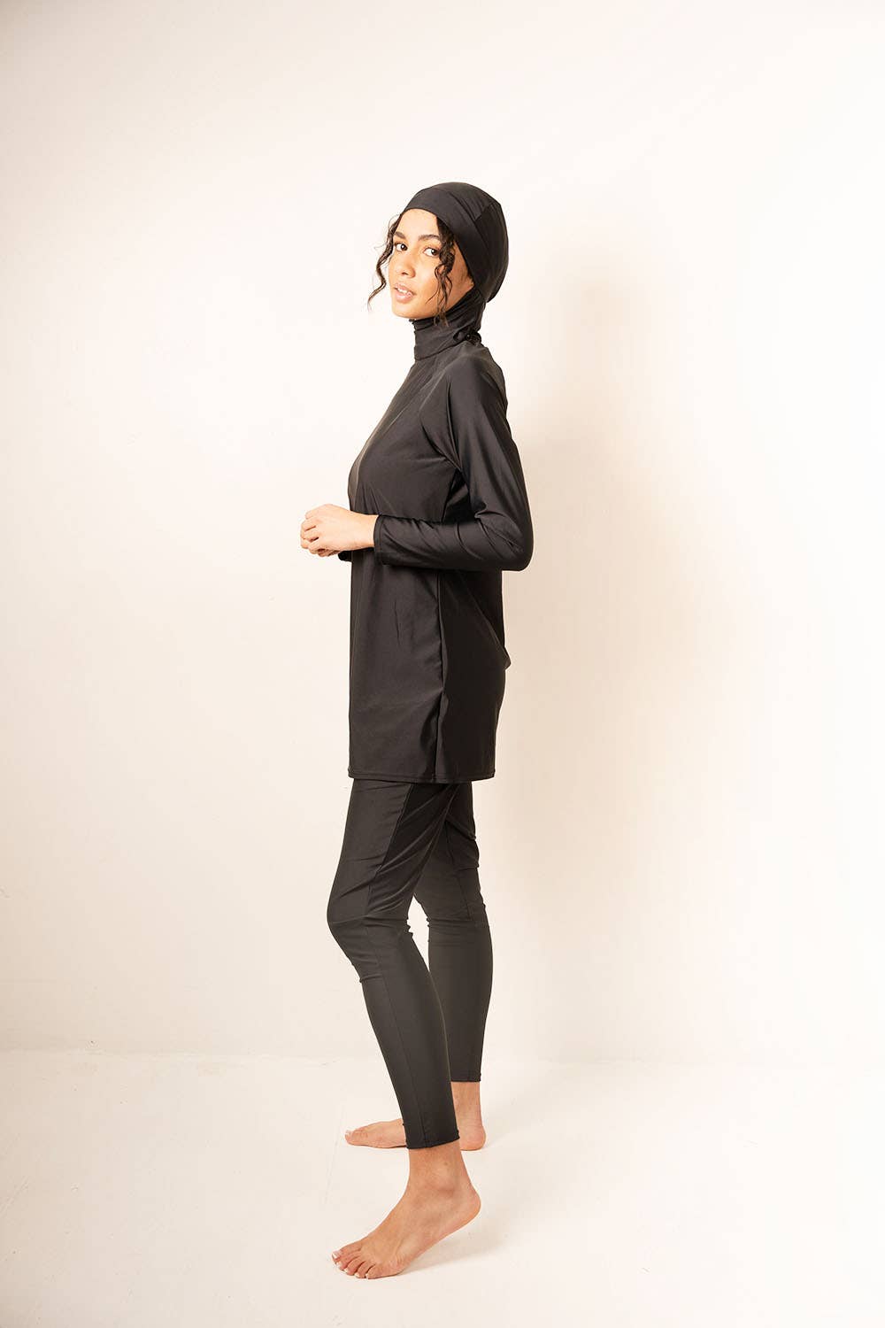 Black Plus Size Burkini/HY2470 for wholesale on Faire1