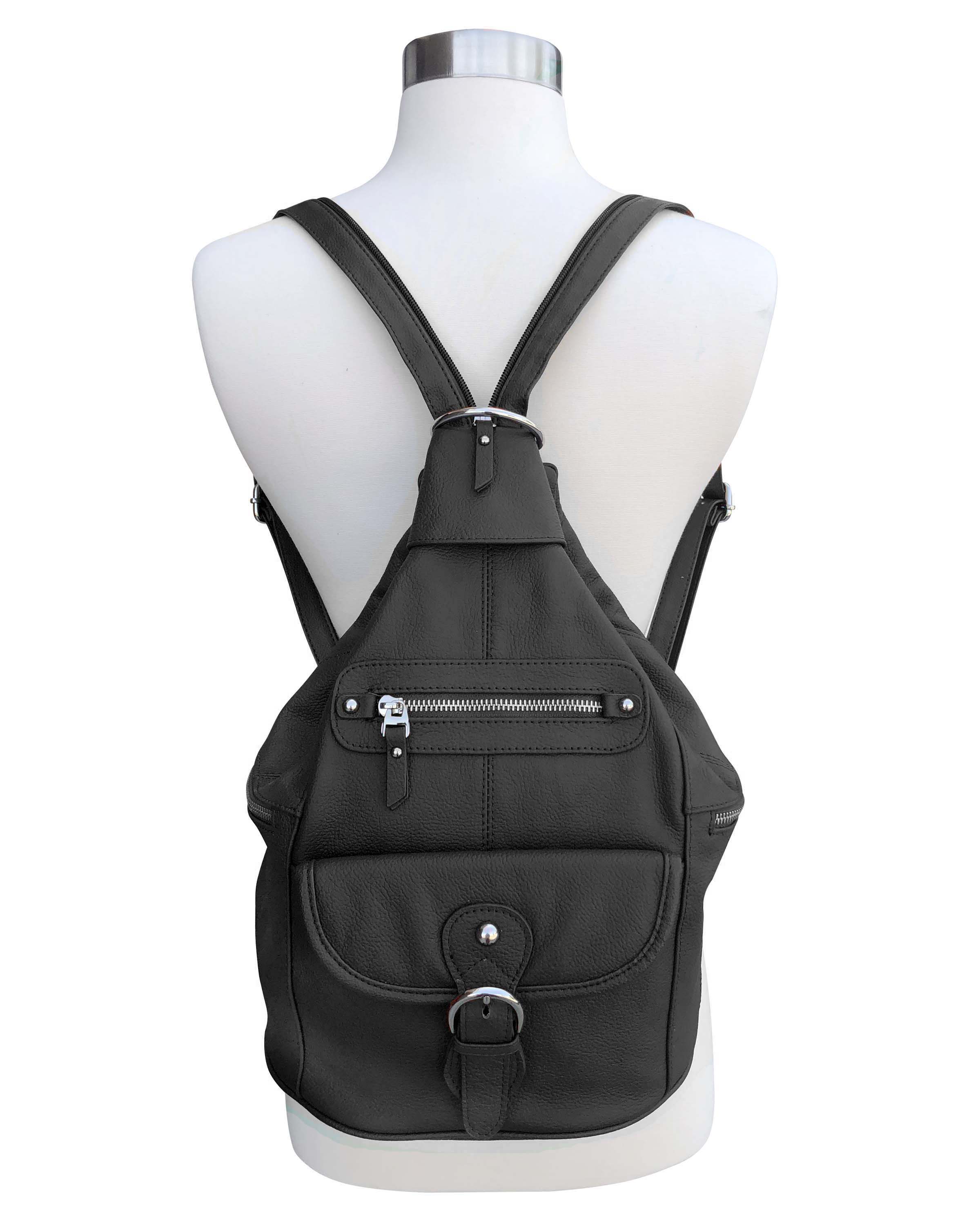 Roma Leathers, Inc. - Wholesale Backpack - Women's - 3611H cowhide leather back pack4