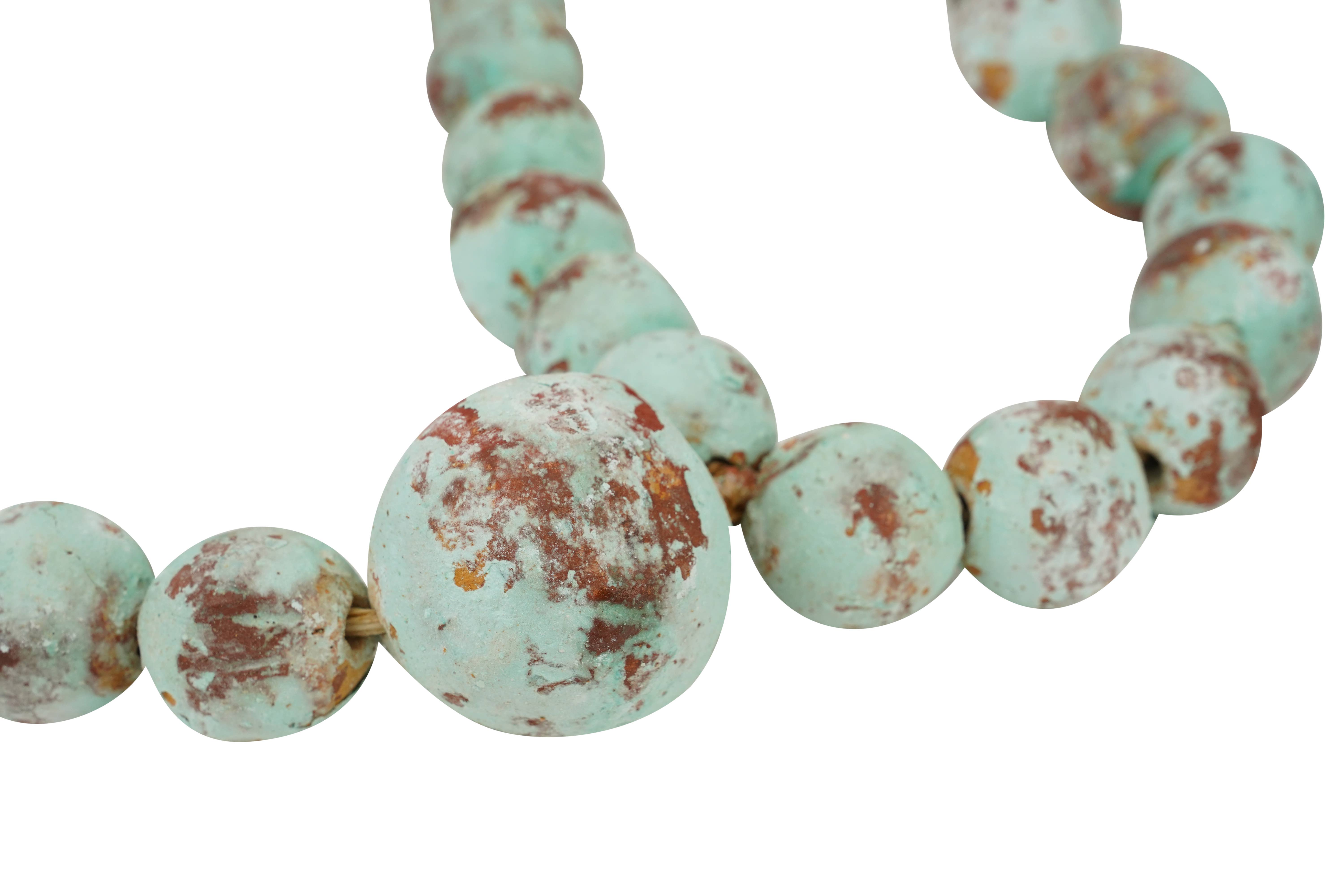 My Amigos Imports - Wholesale Prayer Beads Necklace - Hope Clay Rosary-Beads-Gorgeous-6 Sizes-Handmade-Turquoise4