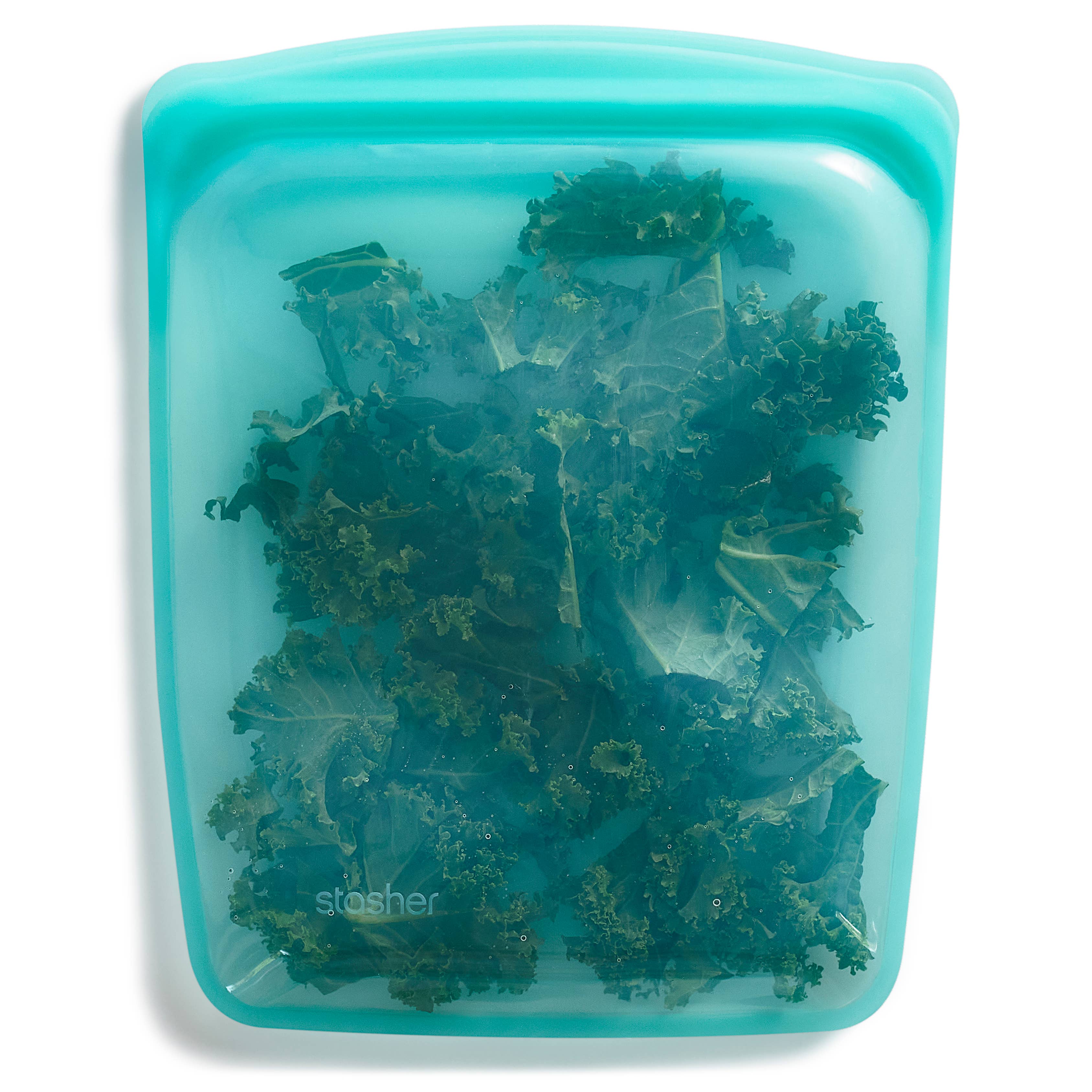 Stasher - Wholesale Food Storage Wrap/Bag - Half Gallon: Aqua6
