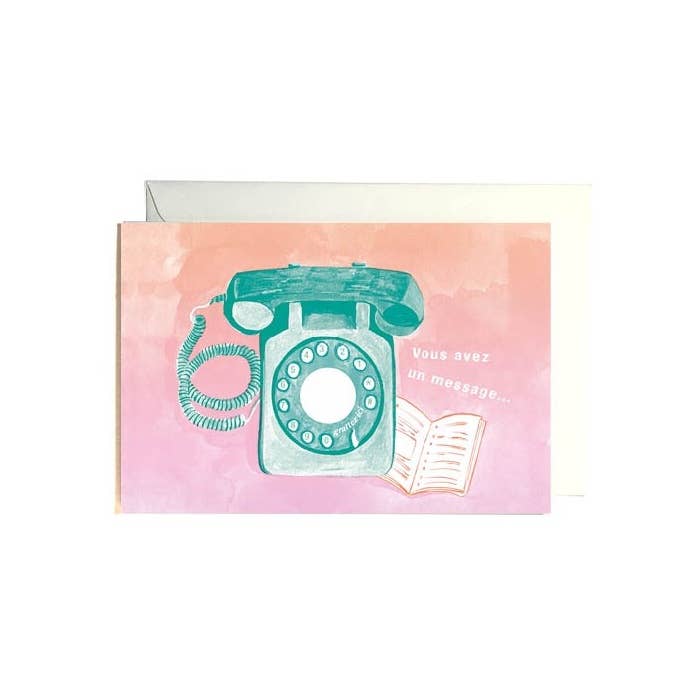 Quartier Libre Papier - Wholesale Everyday Greeting Card - Scratch Card Phone Free Zone1