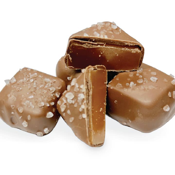 Marianne's Chocolates - Wholesale Chocolate Covered Sweets - Milk Chocolate Sea Salt Caramels