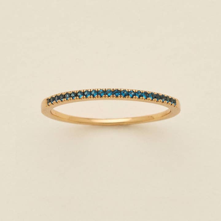 September fødselssten stable ring for engroshandel hos Made By Mary