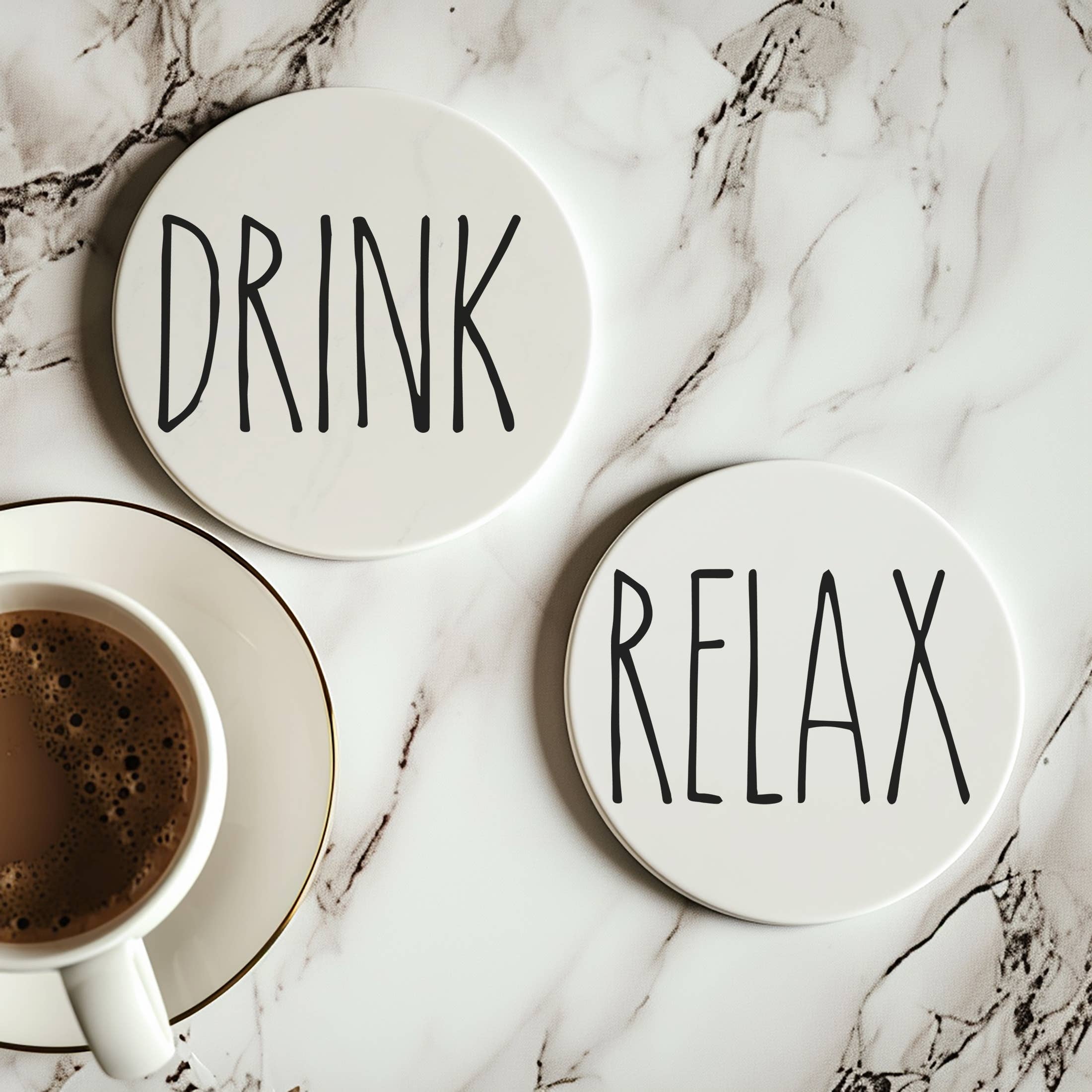 Gia Roma - Vente Sous-verre - Ensemble de dessous de verre Holiday Coasters, édition limitée48