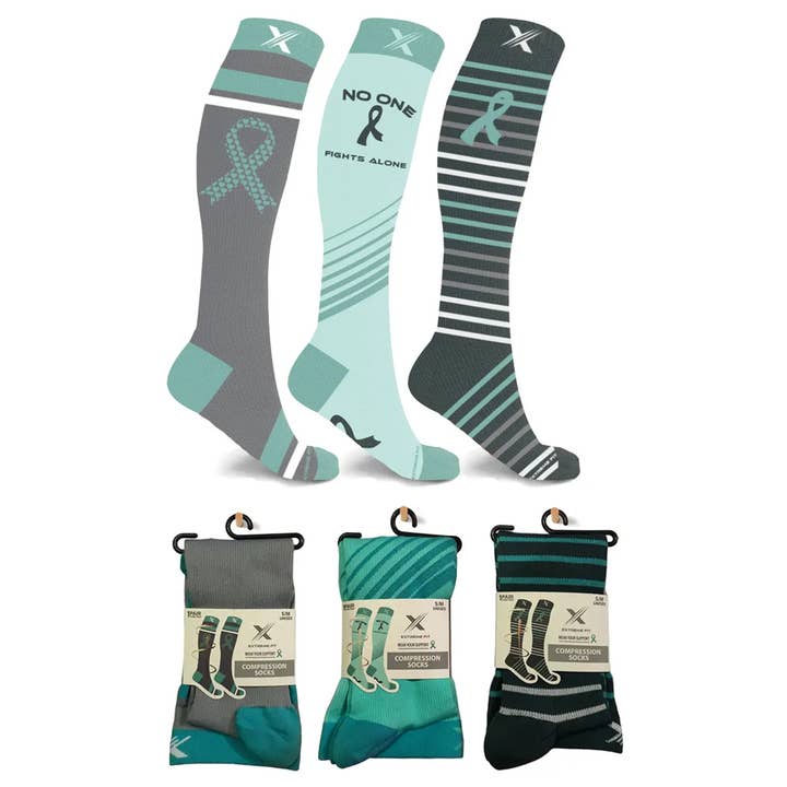 COLLECTION DE SENSIBILISATION AU CANCER DE L'OVAIRE - 3 STYLES D'ACTIFS pour la vente par The American Gift Company (TAGCO)