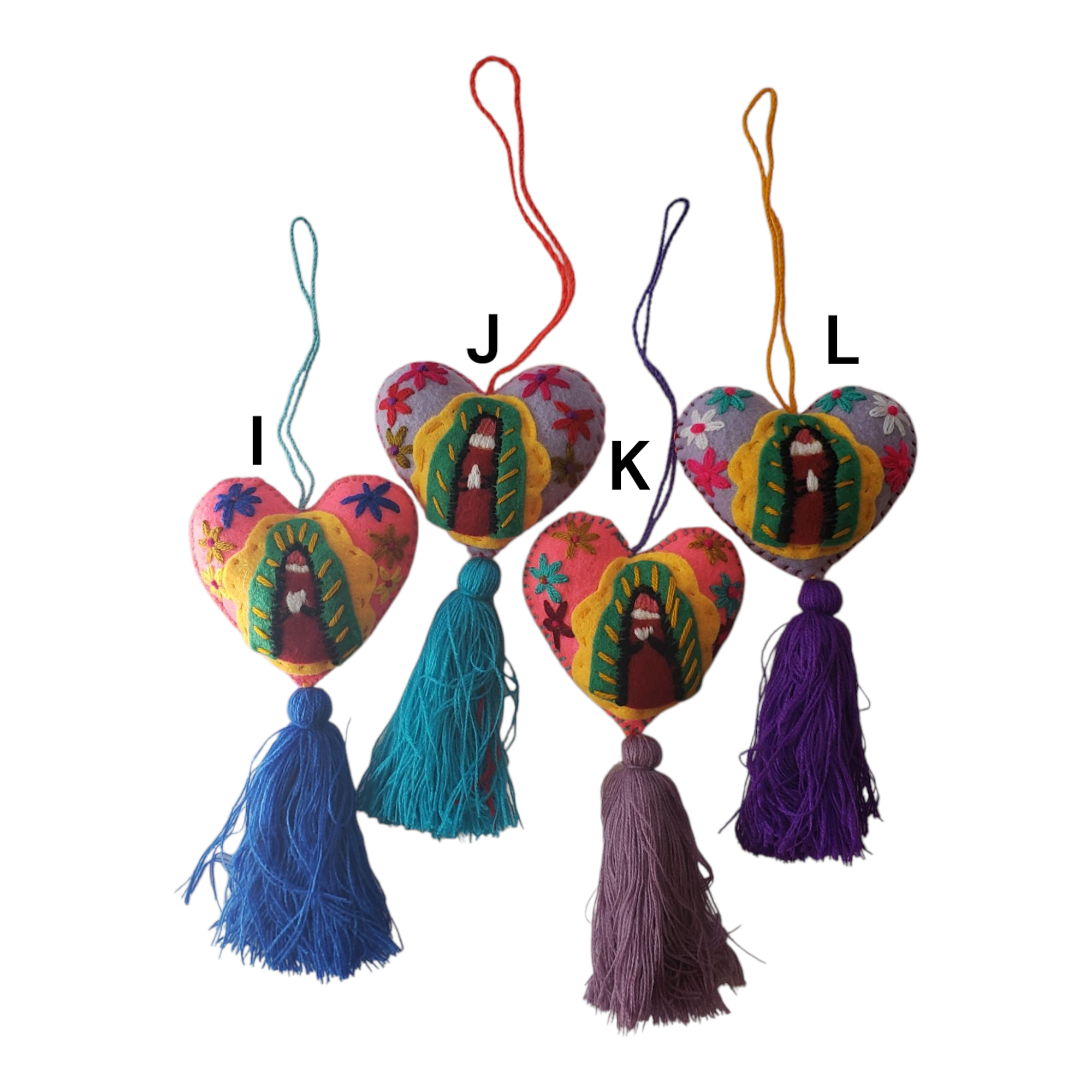 The Little Pueblo - Vente Objets de décoration - Pendentif de sac Vierge de Guadalupe0