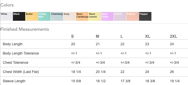 Total Apparel - Wholesale T-Shirt - Women's - Comfort Colors Ladies' Heavyweight Cropped T-Shirt | 3023CL10