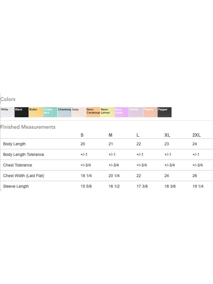 Total Apparel - Wholesale T-Shirt - Women's - Comfort Colors Ladies' Heavyweight Cropped T-Shirt | 3023CL10