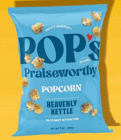 Pop's Praiseworthy Popcorn - Wholesale Popcorn - Pop's Praiseworthy Popcorn - Heavenly Kettle - 7.5 oz4