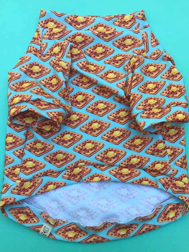 Camisa Waffles Dog por atacado de Fox Named Todd