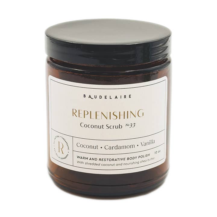 REPLENISH – Kokosscrub 10oz voor wholesale door Baudelaire