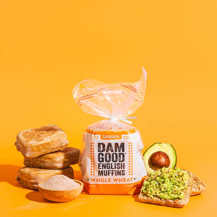 Dam GoodĀ® English Muffins - Wholesale Bread/Tortilla - 'Whole Wheat' Sourdough English Muffins6