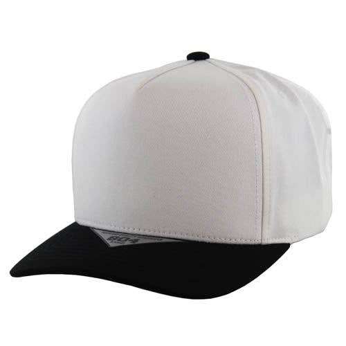 Zion Brand - Wholesale Baseball Cap - Unisex - BLANK COTTON 5 PANEL SNAPBACK BALL CAP40