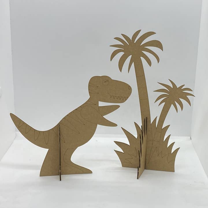 FLOMI - Wholesale DIY Craft Kit - Kids - Eco-Friendly 3D Creative Kit – Coloring – Dinosaurs 4+5