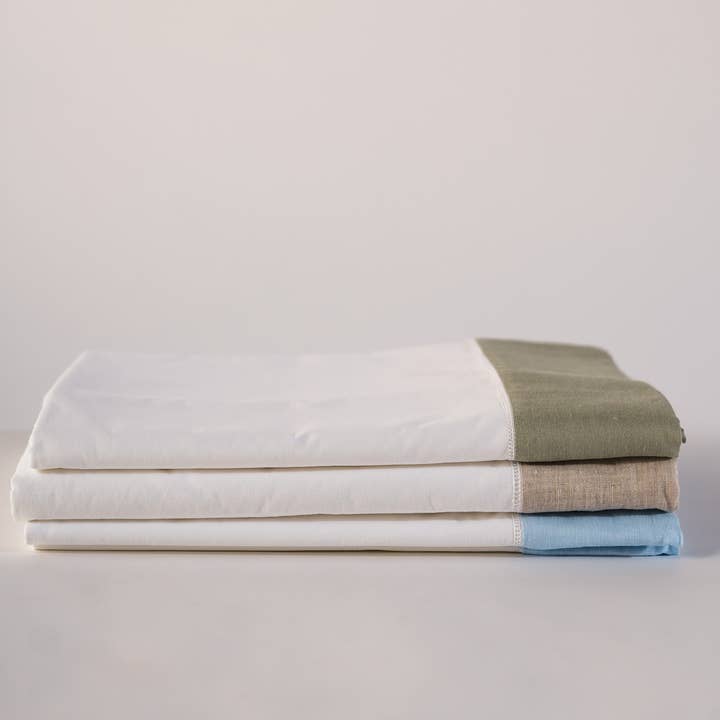 Cotton Hemstitch Sheet Set for wholesale by Co.House Designs