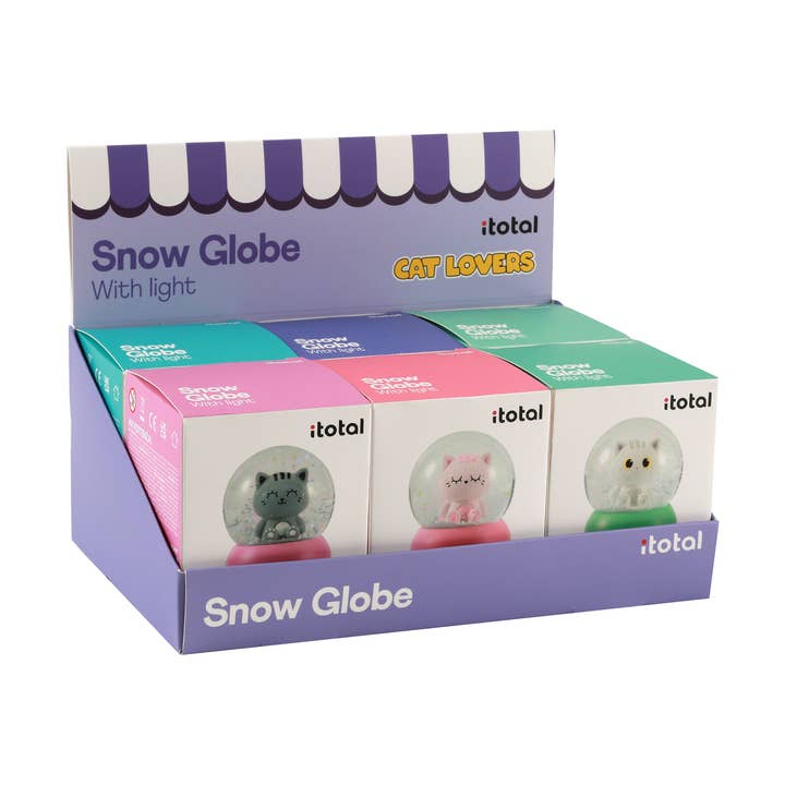 Assorted Snow Globes Cat for wholesale by I-Total, I-Drink