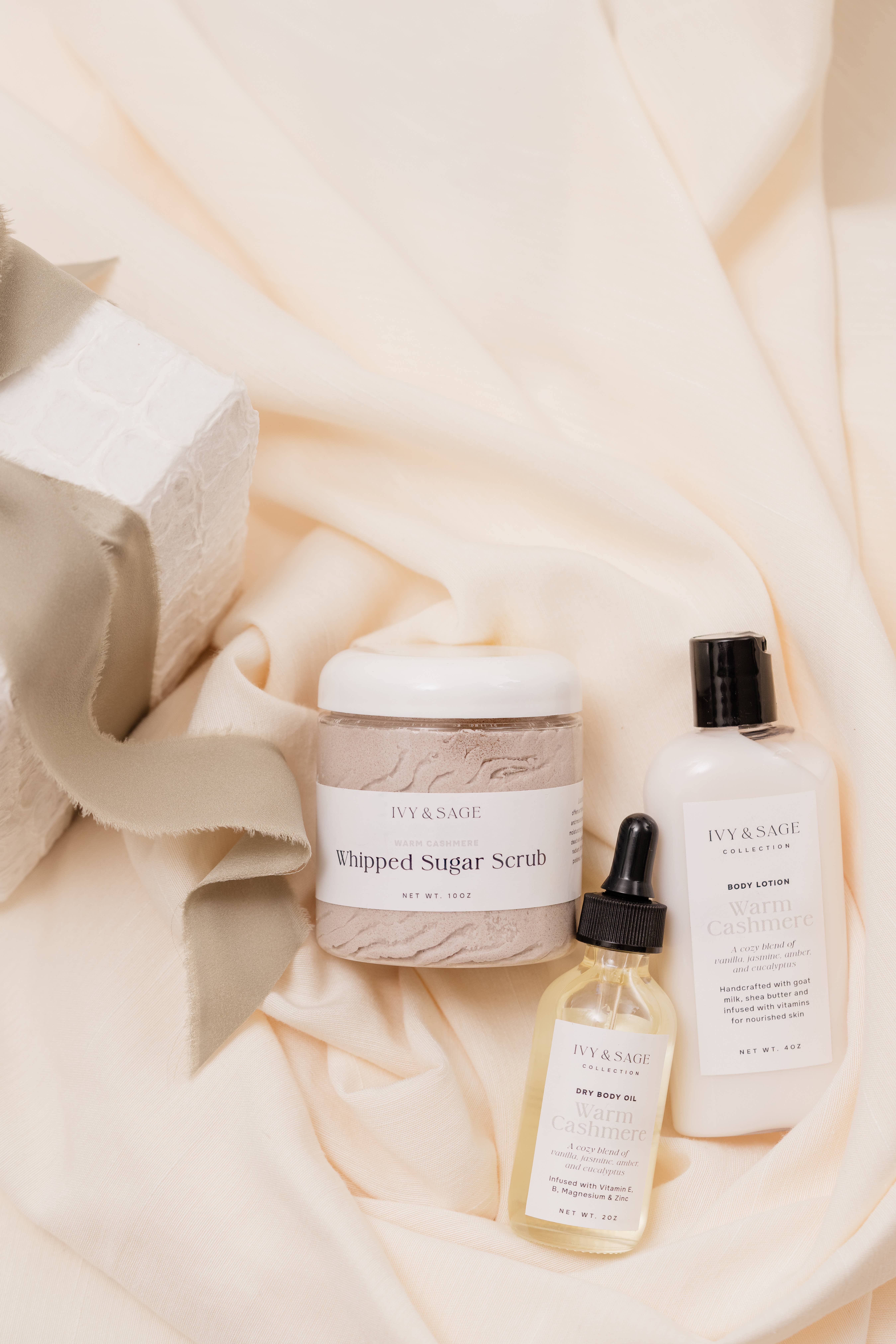 Ivy & Sage Collection - Wholesale Bad/lichaamsolie - Droge Lichaamsolie – Gerookte Vanille - Valentijnsdag Favoriet7