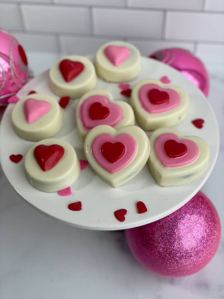 Heart Chocolate Covered Oreos for wholesale by Chocolates Unlimited by Denise