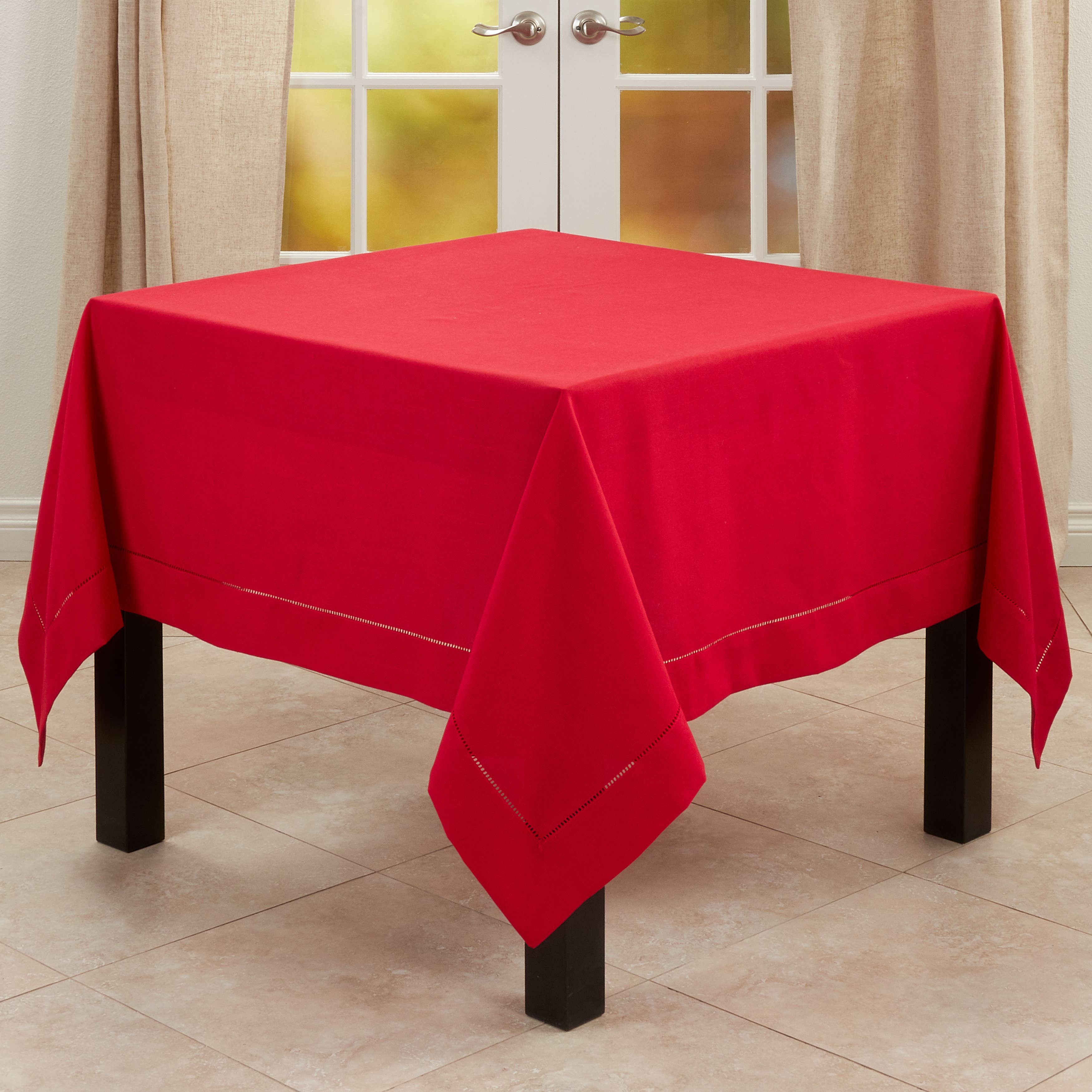 Saro Lifestyle - Wholesale Tablecloth - Tablecloth with Hemstitched Border43